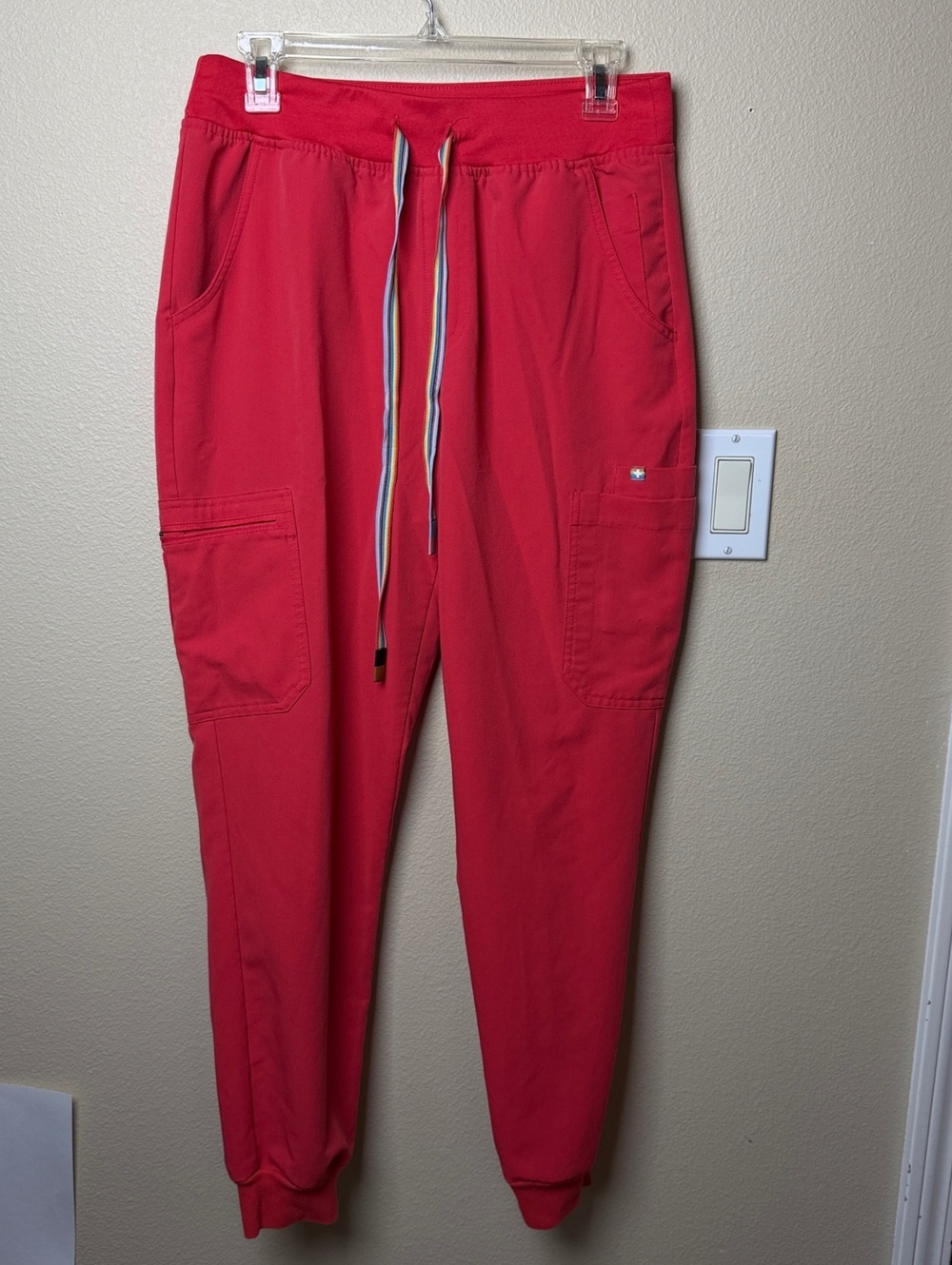 FIGS Scrubs Zamora Jogger Pride Collection | Size M | Hibiscus